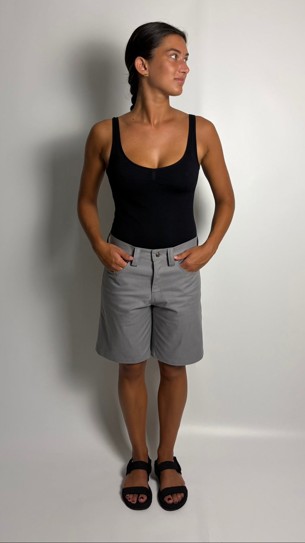 Pantalone Corto gray